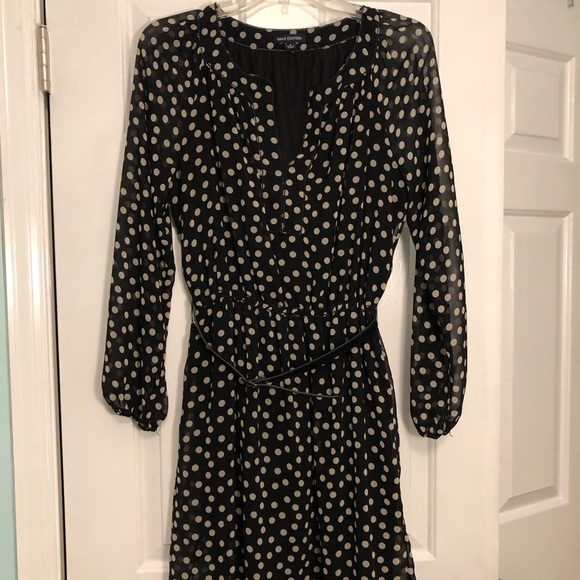 max studio polka dot dress